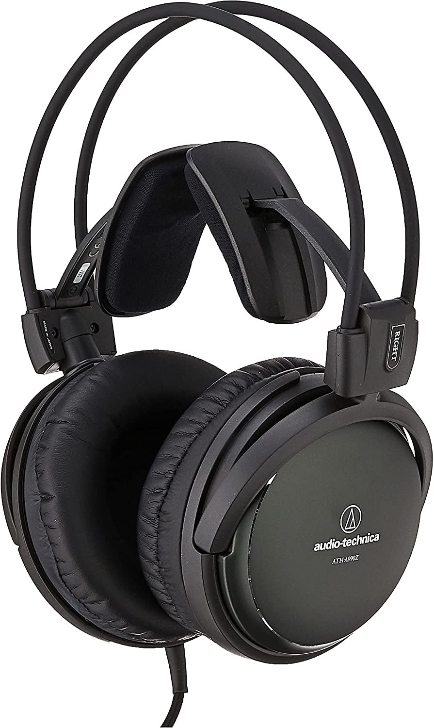 Audio-Technica ATH-A990Z Art Monitor Closed-Back Dynamic Headphones Black for music production