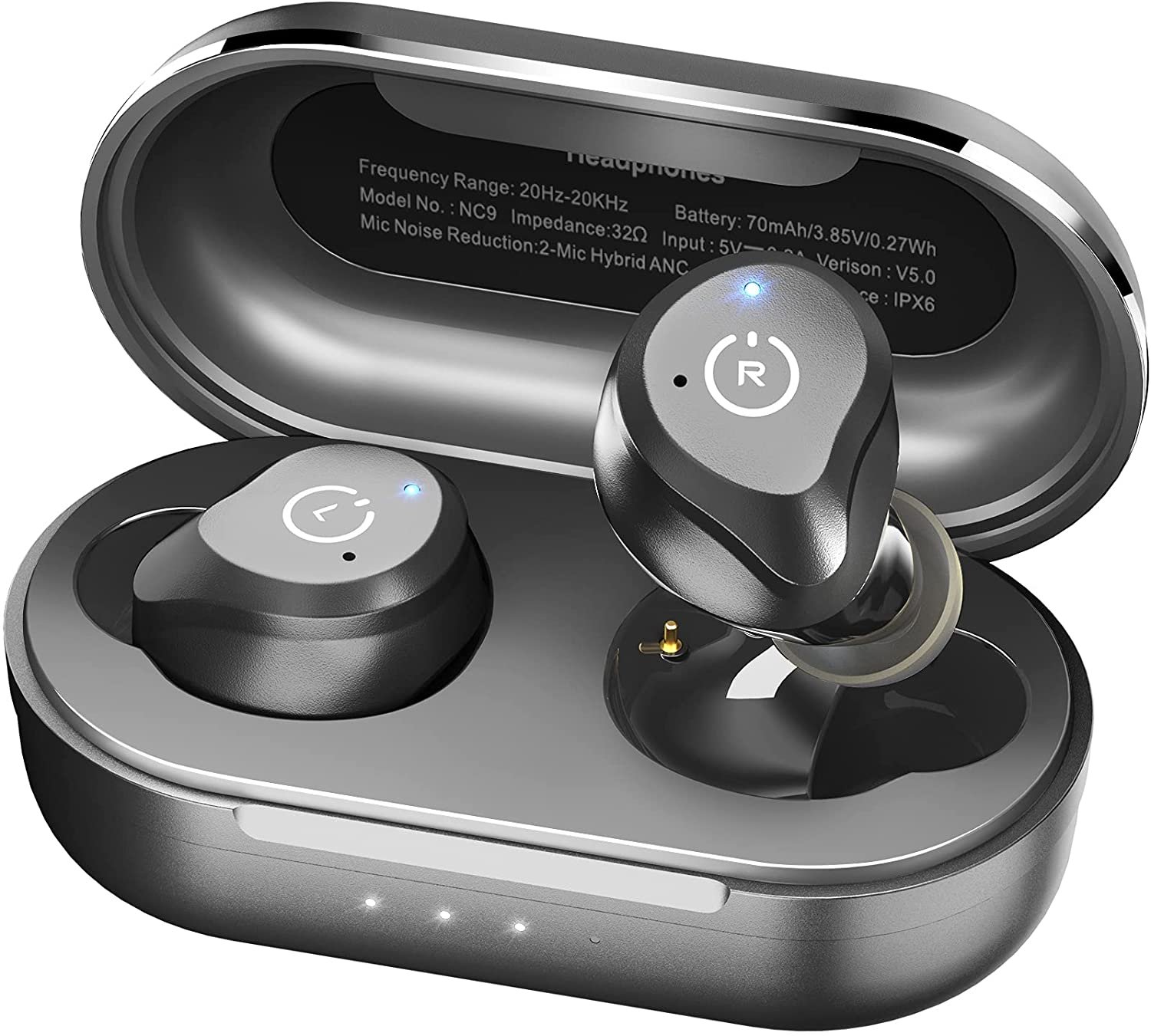 TOZO NC9 Hybrid Active Noise Cancelling Wireless Earbuds for running in online